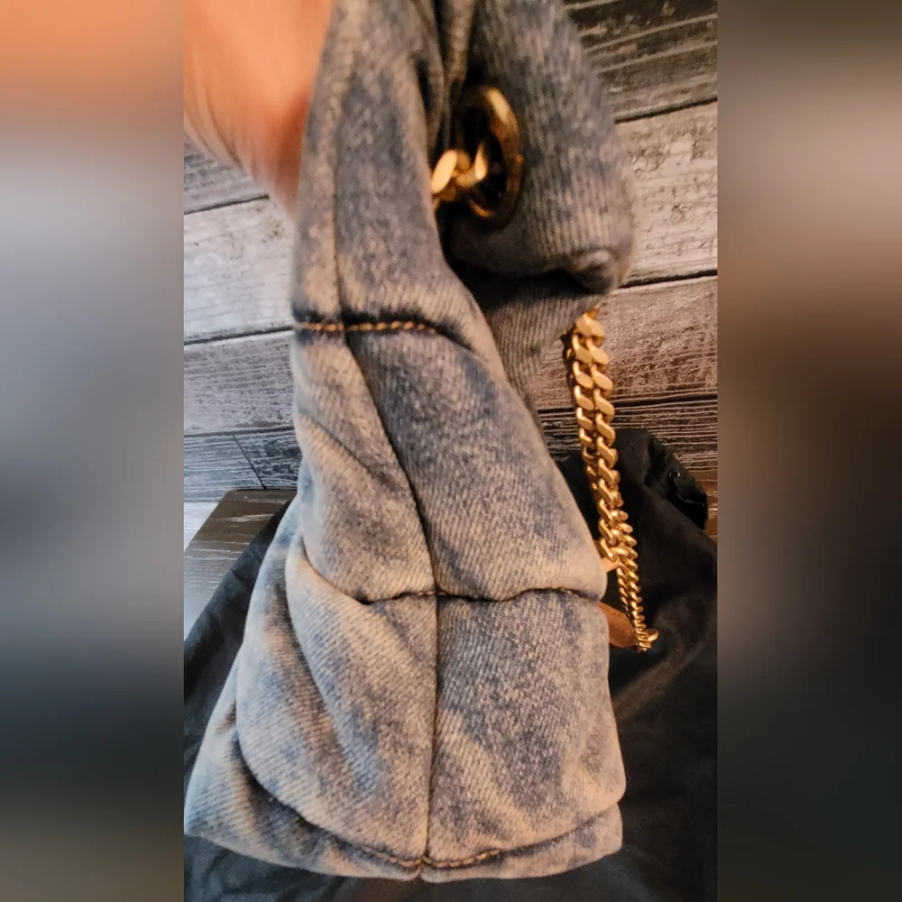 Saint Laurent Denim Puffer **READ DETAILS** - Picture 9 of 16